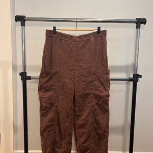 BDG Brown Cargo Pants High-Waisted Relaxed Fit